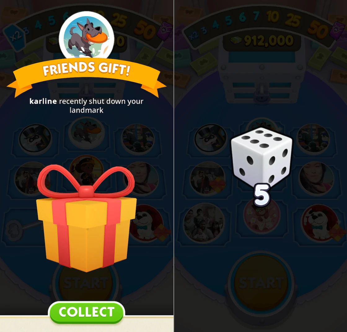 Complete the Albums and Sets to Get More Free Dice