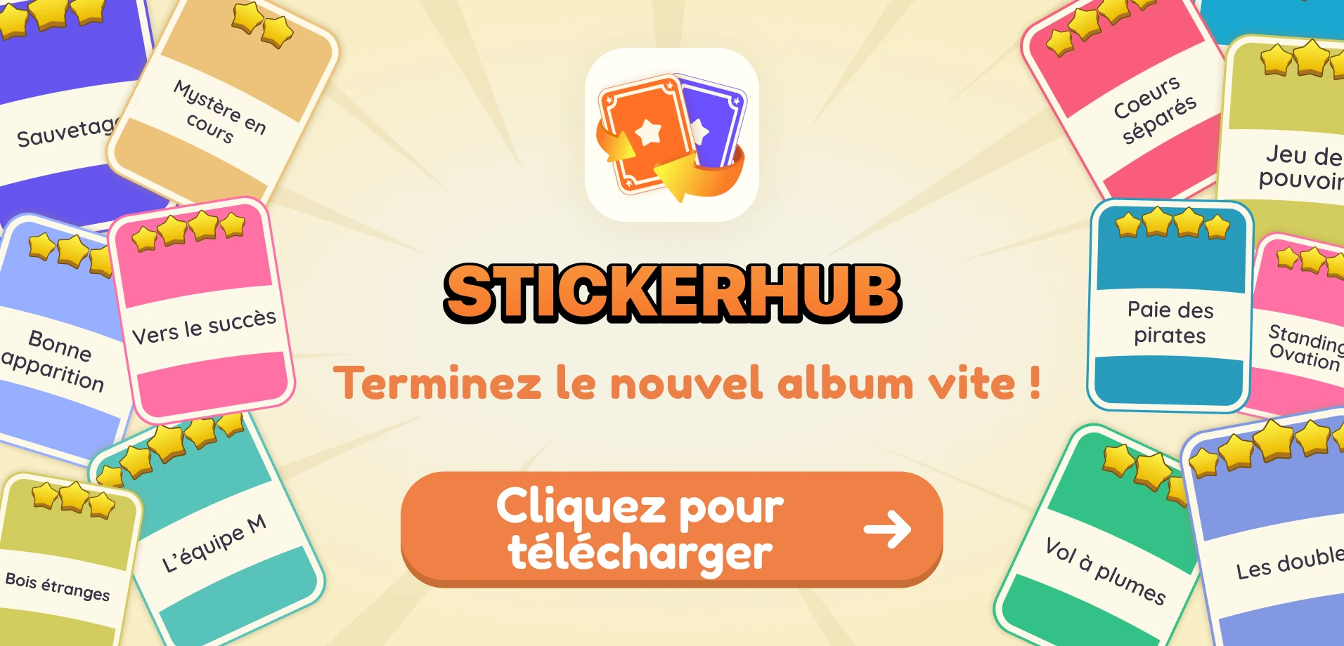 Téléchargez StickerHub pour échanger des stickers Monopoly Go stickerhub app