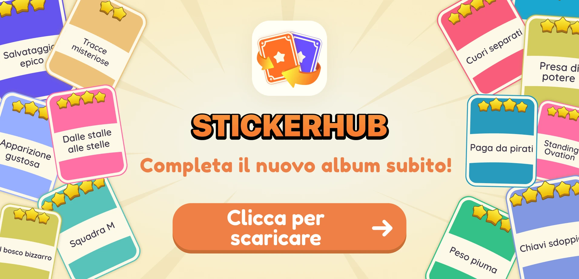 Scarica StickerHub per scambiare adesivi Monopoly Go stickerhub app