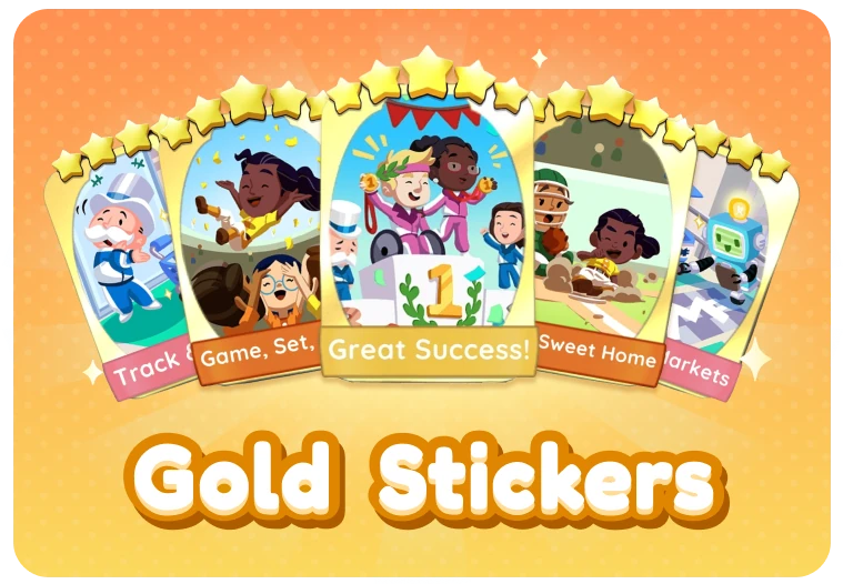 5 Monopoly Go gold stickers that are hard to get. Show how to get gold stickers in Monopoly GO.