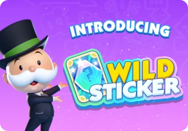 A detailed introduction to Monopoly Go Wild Stickers, with a Wild Sticker icon in the image.