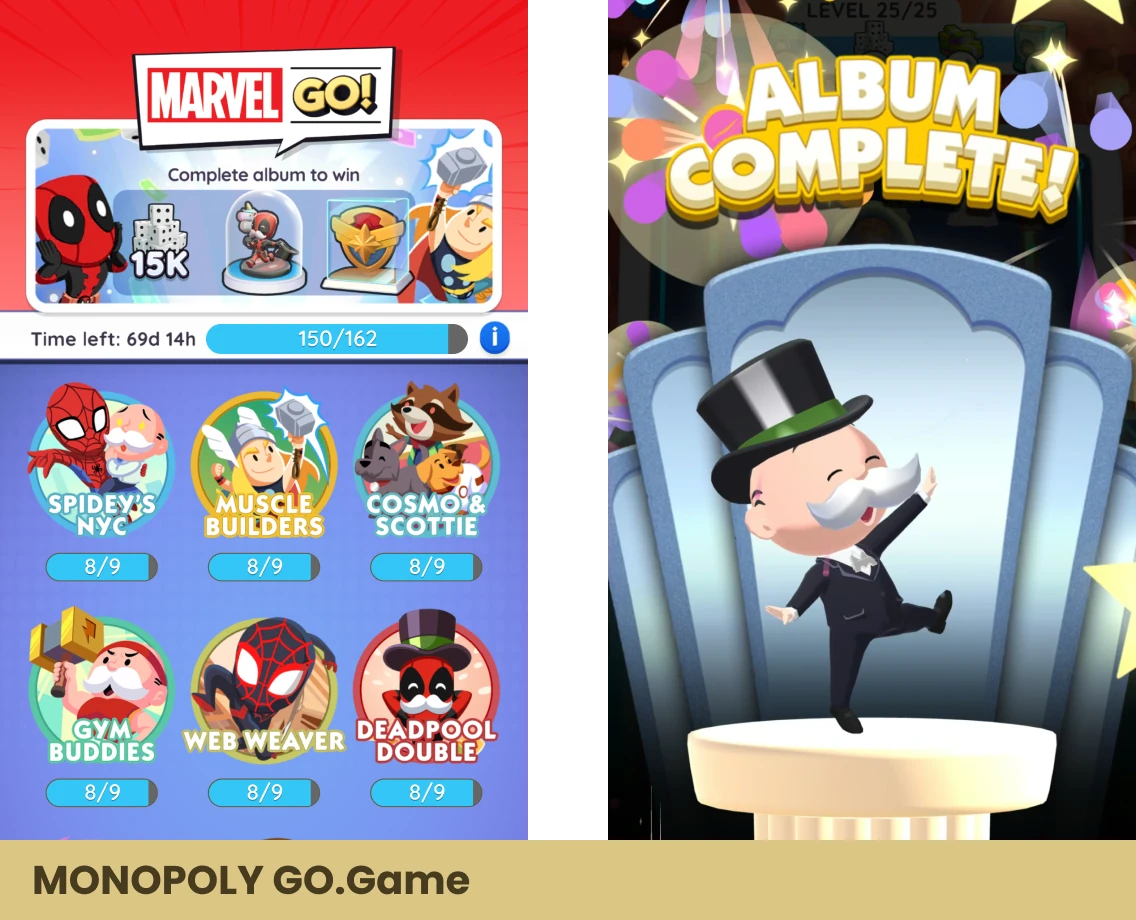 Complete Monopoly Go Album